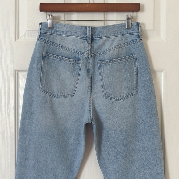 We The Free Blossom Rigid Light Wash High Waisted Button Fly Skinny Jeans 28 - Picture 5 of 15